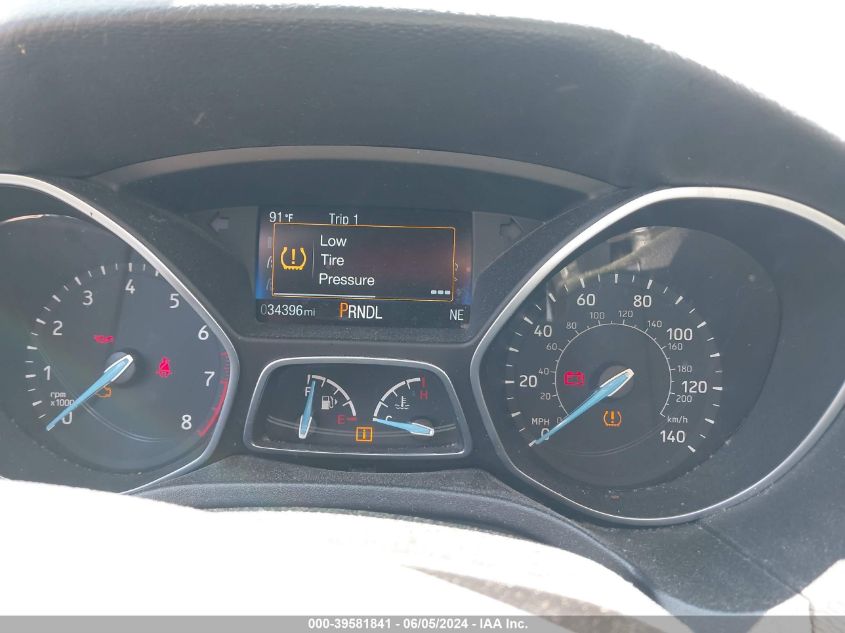 2016 Ford Focus Se VIN: 1FADP3F2XGL406454 Lot: 39581841