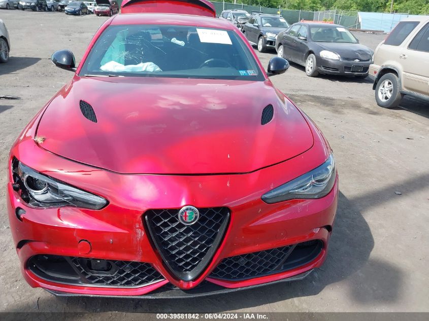 2022 Alfa Romeo Giulia Quadrifoglio Rwd VIN: ZARFAMEVXN7656133 Lot: 39581842