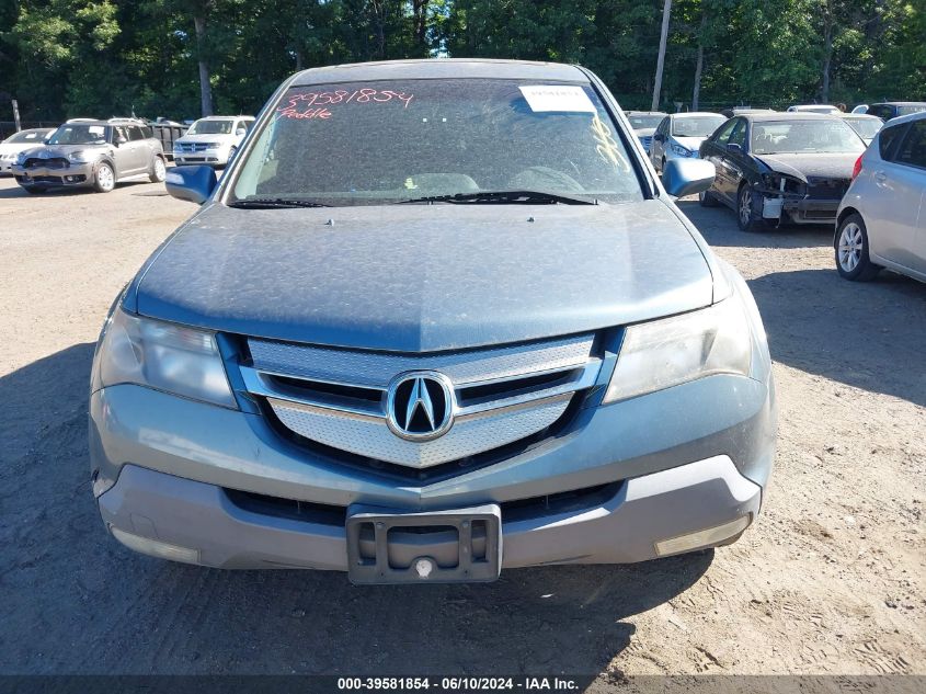 2008 Acura Mdx Technology Package VIN: 2HNYD28468H542456 Lot: 39581854