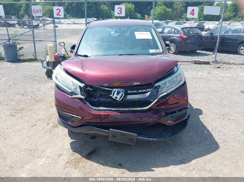 2015 Honda Cr-V Lx VIN: 2HKRM4H34FH610383 Lot: 39581859