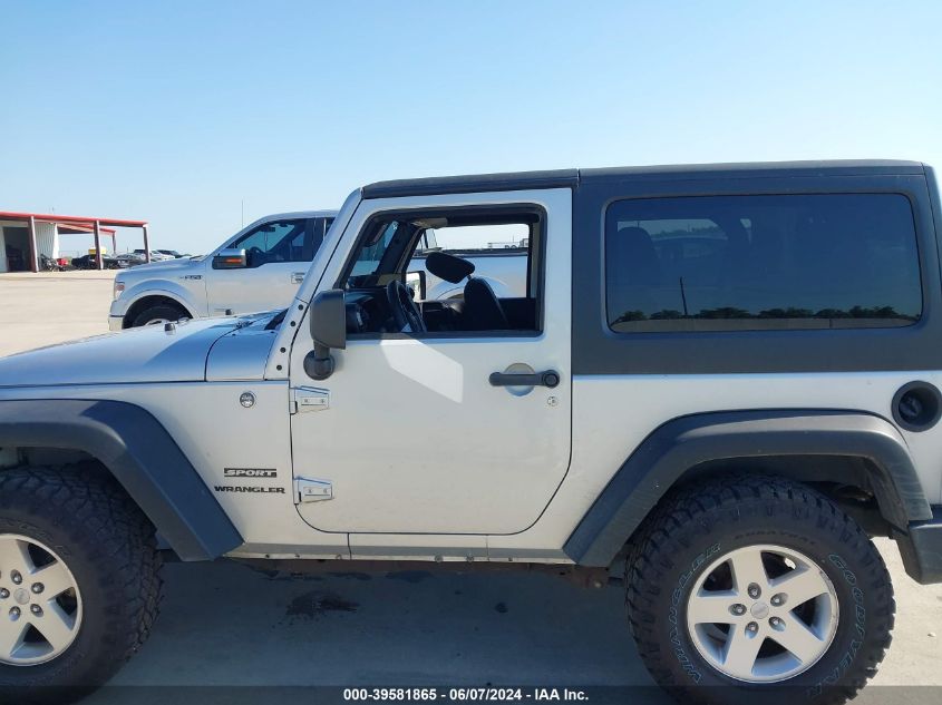 2012 Jeep Wrangler Sport VIN: 1C4AJWAG4CL128518 Lot: 39581865