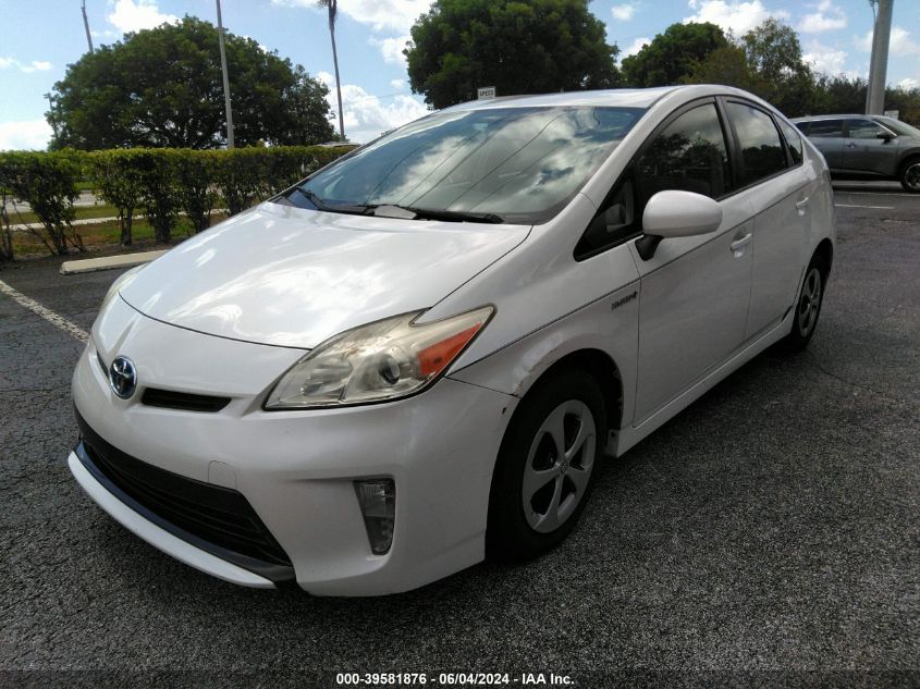 2015 Toyota Prius Two VIN: JTDKN3DU9F0436590 Lot: 39581876