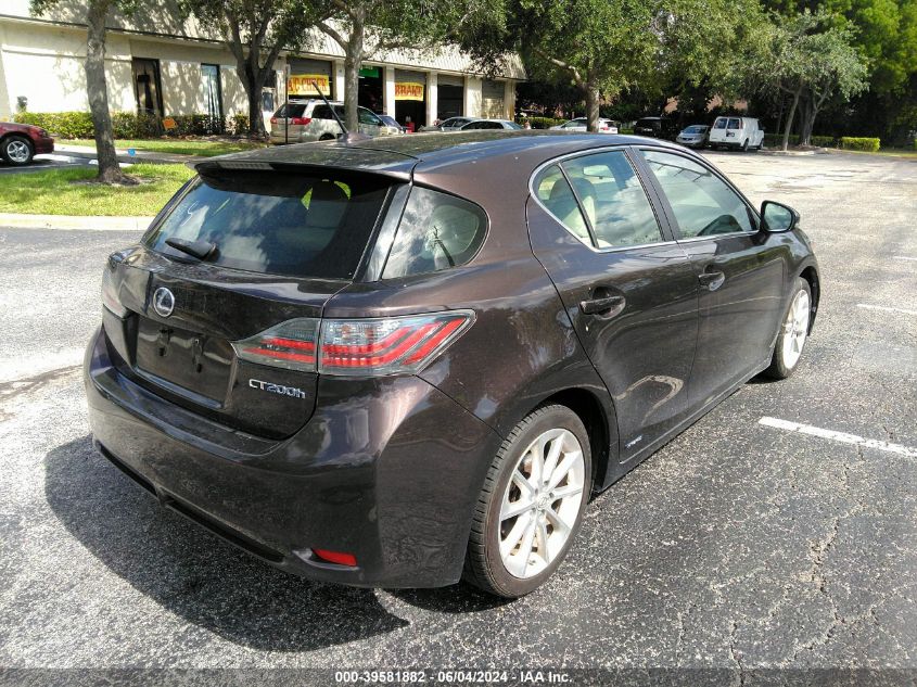 2012 Lexus Ct 200H VIN: JTHKD5BH6C2117716 Lot: 39581882