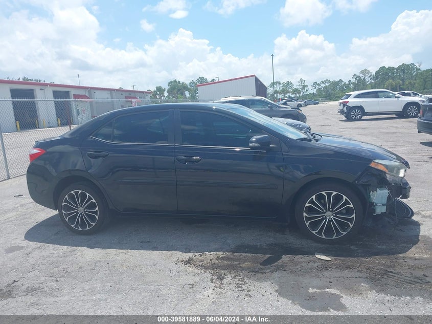 2015 Toyota Corolla S Plus VIN: 2T1BURHE3FC383268 Lot: 39581889