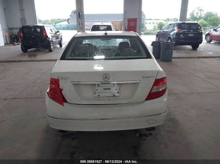 2010 Mercedes-Benz C 300 Luxury 4Matic/Sport 4Matic VIN: WDDGF8BB2AF472246 Lot: 39581927