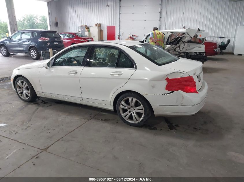 2010 Mercedes-Benz C 300 Luxury 4Matic/Sport 4Matic VIN: WDDGF8BB2AF472246 Lot: 39581927