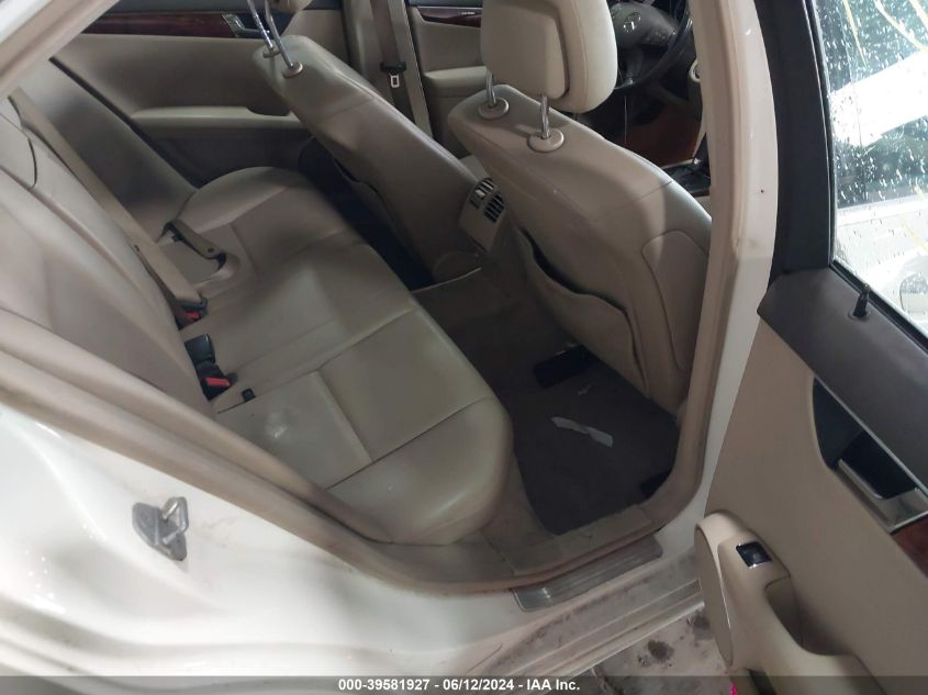 2010 Mercedes-Benz C 300 Luxury 4Matic/Sport 4Matic VIN: WDDGF8BB2AF472246 Lot: 39581927