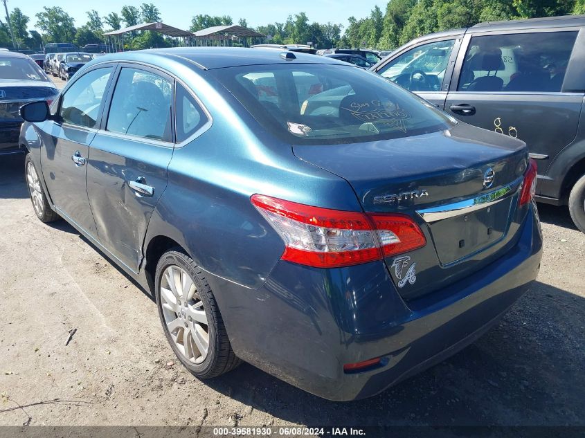 2015 Nissan Sentra Sl VIN: 3N1AB7AP3FY224027 Lot: 39581930