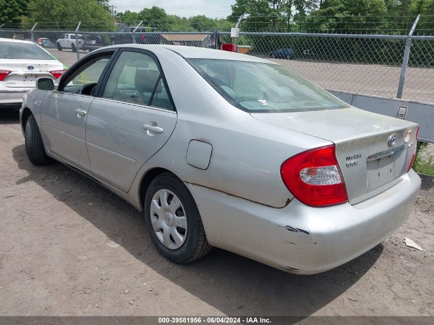 2004 Toyota Camry Le VIN: 4T1BE32K34U829164 Lot: 39581956