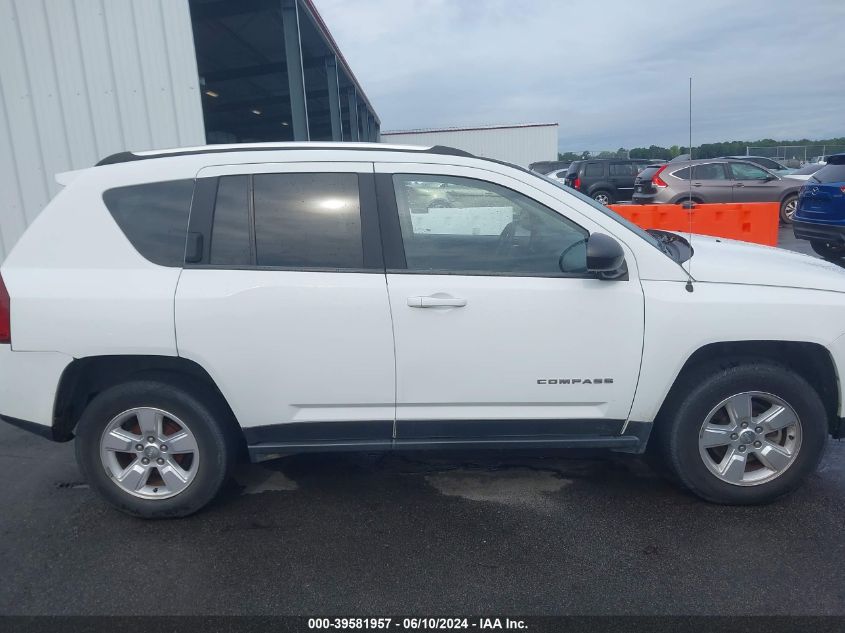 2014 Jeep Compass Sport VIN: 1C4NJCBA2ED743043 Lot: 39581957