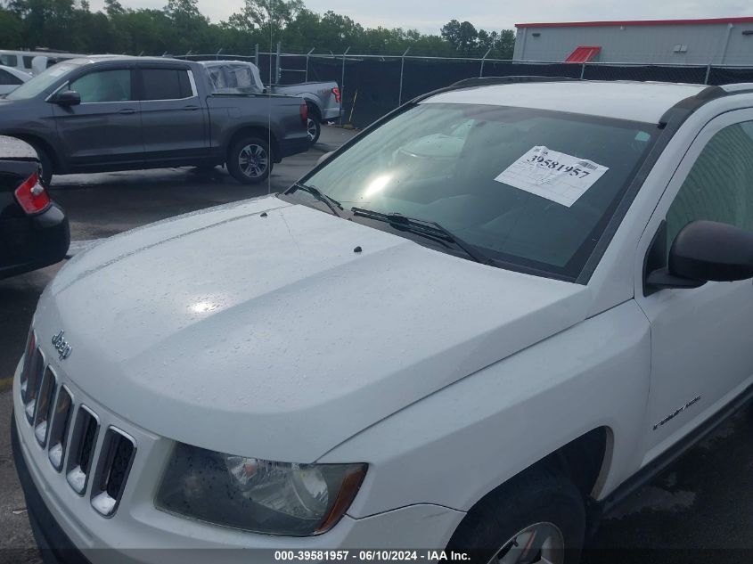 2014 Jeep Compass Sport VIN: 1C4NJCBA2ED743043 Lot: 39581957