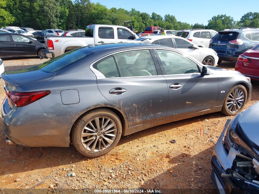 2018 Infiniti Q50 3.0T Luxe VIN: JN1EV7AP2JM592252 Lot: 39581964