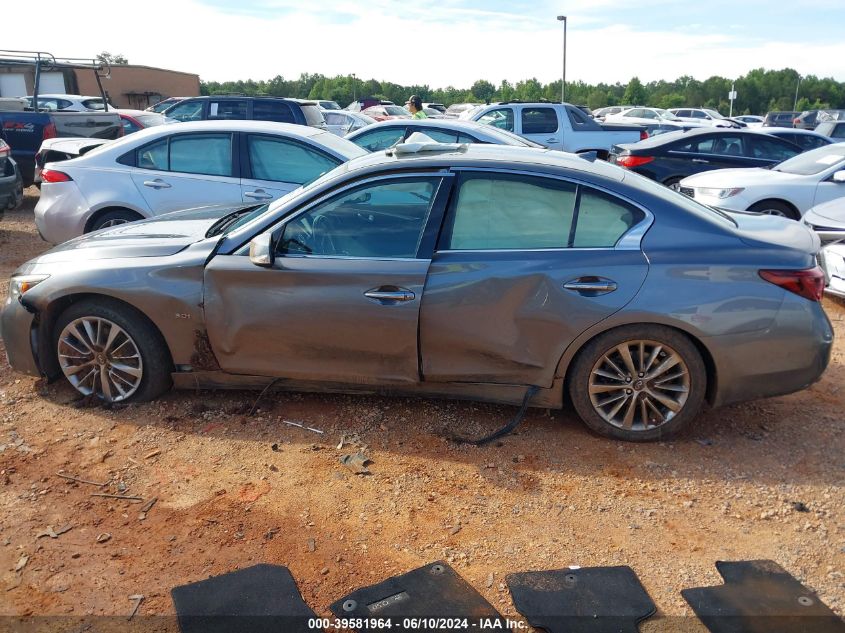 2018 Infiniti Q50 3.0T Luxe VIN: JN1EV7AP2JM592252 Lot: 39581964