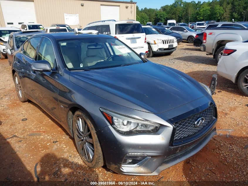 2018 Infiniti Q50 3.0T Luxe VIN: JN1EV7AP2JM592252 Lot: 39581964