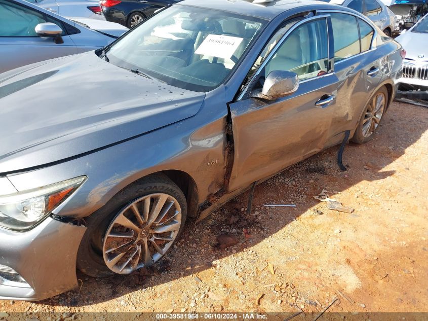 2018 Infiniti Q50 3.0T Luxe VIN: JN1EV7AP2JM592252 Lot: 39581964