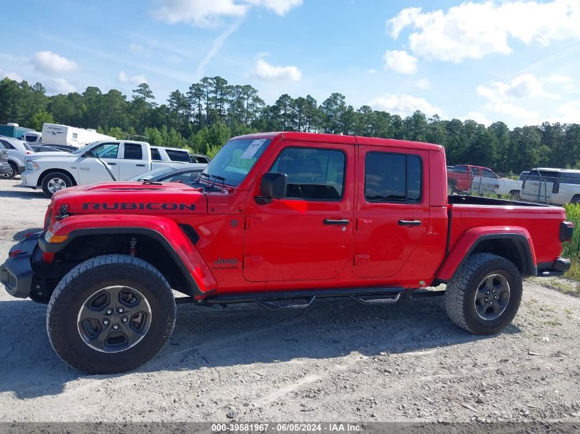 2021 Jeep Gladiator Rubicon 4X4 VIN: 1C6JJTBG6ML510152 Lot: 39581967