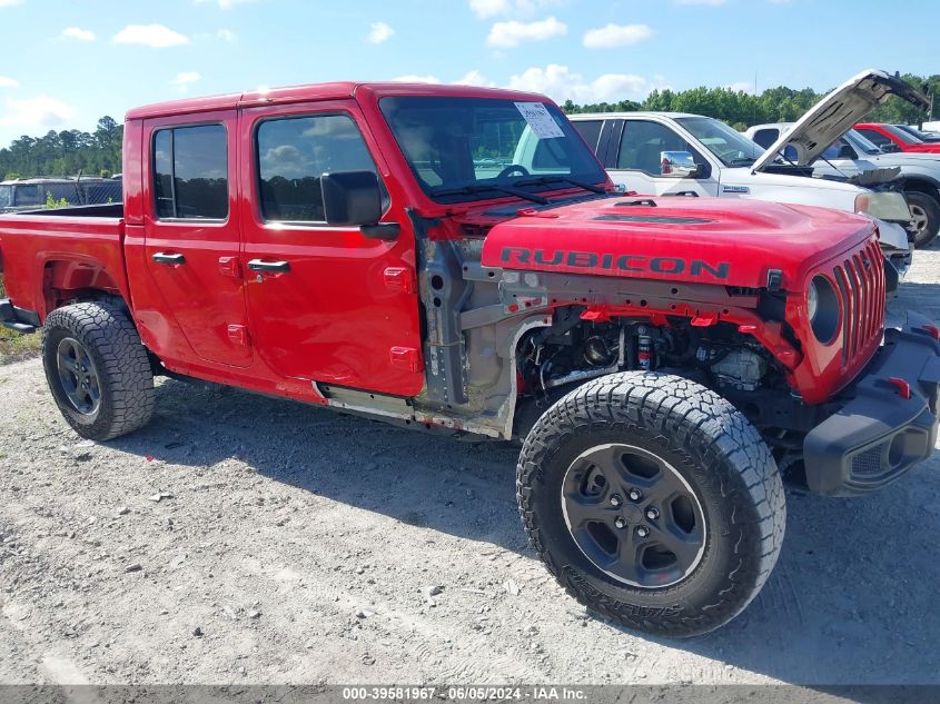 2021 Jeep Gladiator Rubicon 4X4 VIN: 1C6JJTBG6ML510152 Lot: 39581967