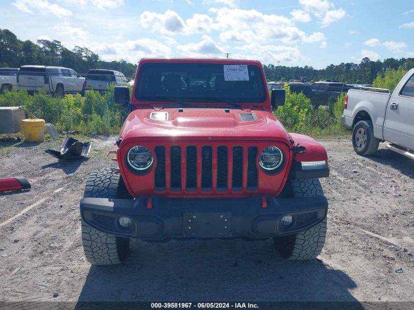 2021 Jeep Gladiator Rubicon 4X4 VIN: 1C6JJTBG6ML510152 Lot: 39581967