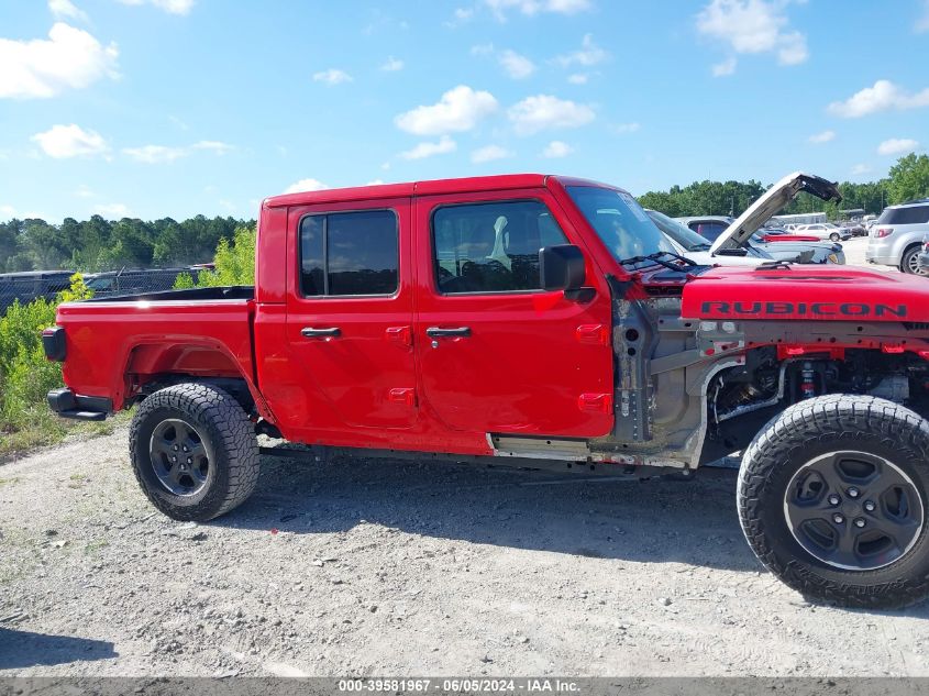 2021 Jeep Gladiator Rubicon 4X4 VIN: 1C6JJTBG6ML510152 Lot: 39581967