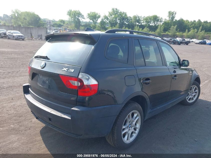 2004 BMW X3 2.5I VIN: WBXPA73474WB25525 Lot: 39581976