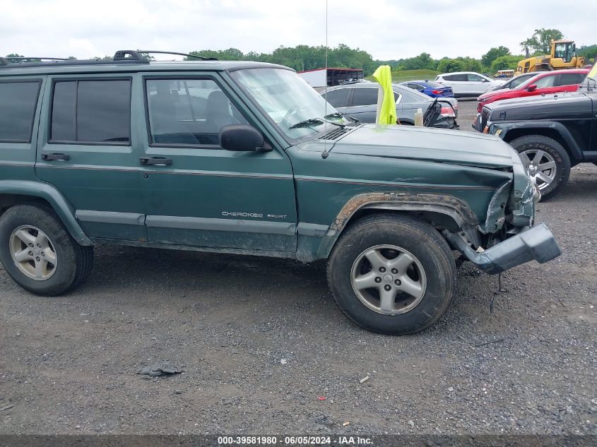 2000 Jeep Cherokee Sport VIN: 1J4FF48SXYL116462 Lot: 39581980