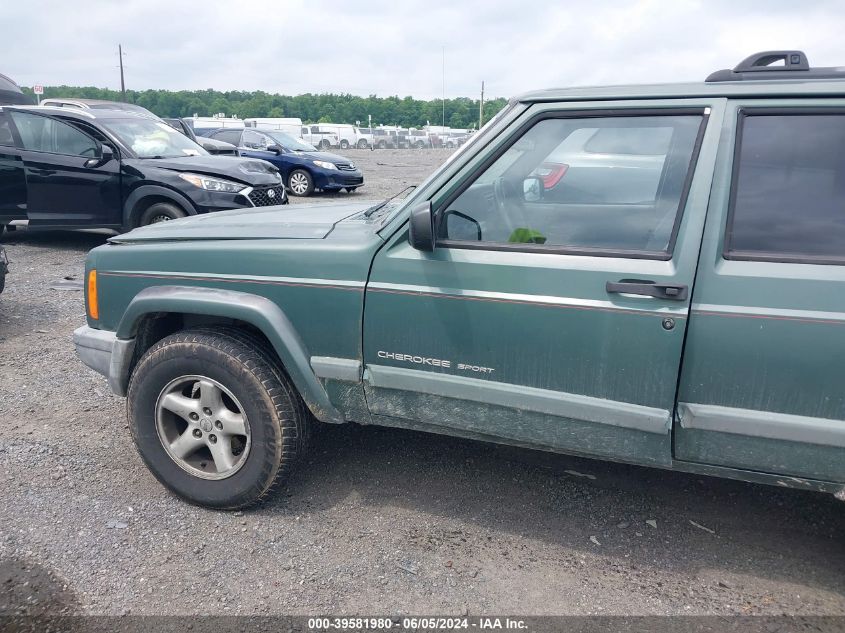 2000 Jeep Cherokee Sport VIN: 1J4FF48SXYL116462 Lot: 39581980