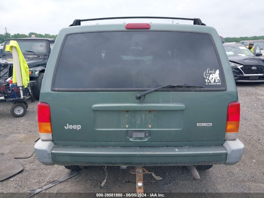 2000 Jeep Cherokee Sport VIN: 1J4FF48SXYL116462 Lot: 39581980