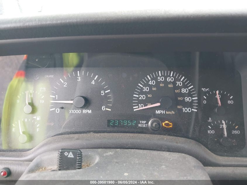 2000 Jeep Cherokee Sport VIN: 1J4FF48SXYL116462 Lot: 39581980