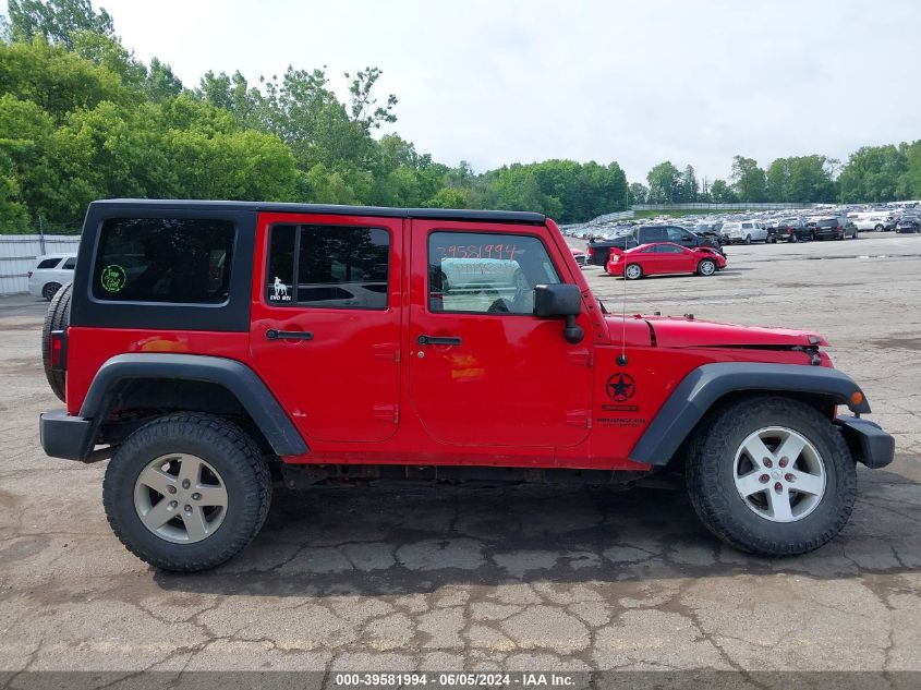 2015 Jeep Wrangler Unlimited Sport VIN: 1C4BJWDGXFL711163 Lot: 39581994