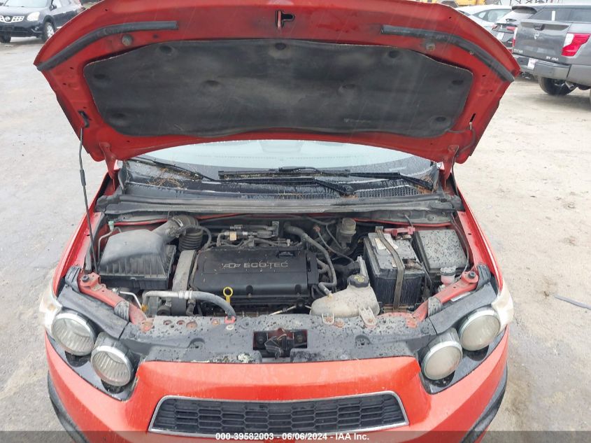 2012 Chevrolet Sonic 2Lt VIN: 1G1JC6SH7C4102080 Lot: 39582003