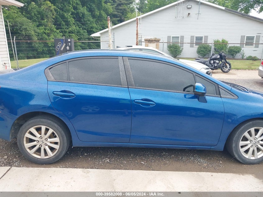 2012 Honda Civic Ex VIN: 19XFB2F83CE023782 Lot: 39582008