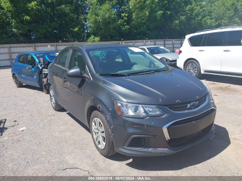 2017 Chevrolet Sonic Ls Auto VIN: 1G1JB5SH0H4155630 Lot: 39582019