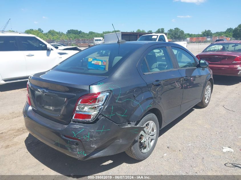 2017 Chevrolet Sonic Ls Auto VIN: 1G1JB5SH0H4155630 Lot: 39582019