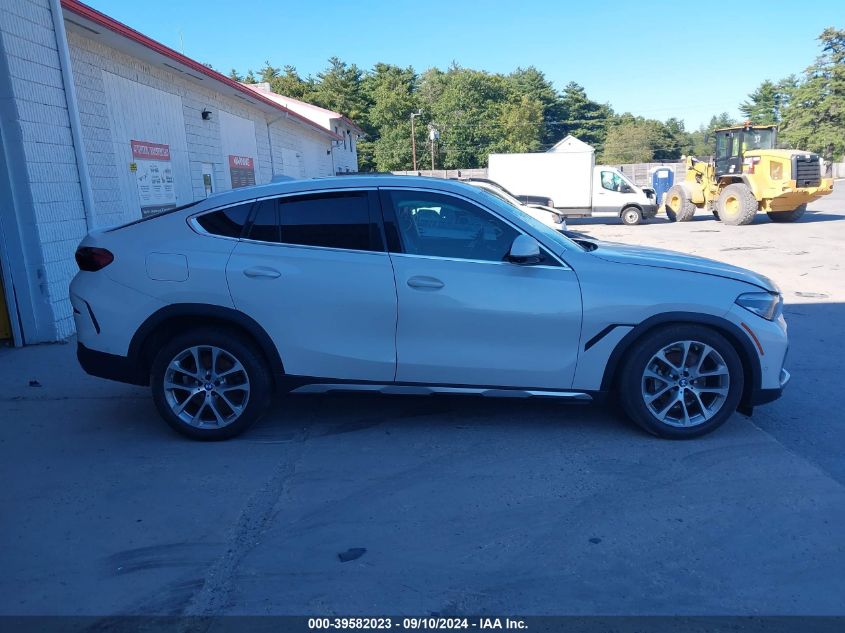 2021 BMW X6 xDrive40I VIN: 5UXCY6C07M9E55516 Lot: 39582023