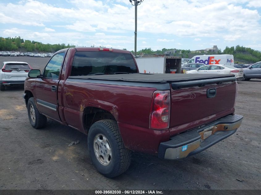 2003 Chevrolet Silverado 1500 Ls VIN: 1GCEK14T83Z186462 Lot: 39582030