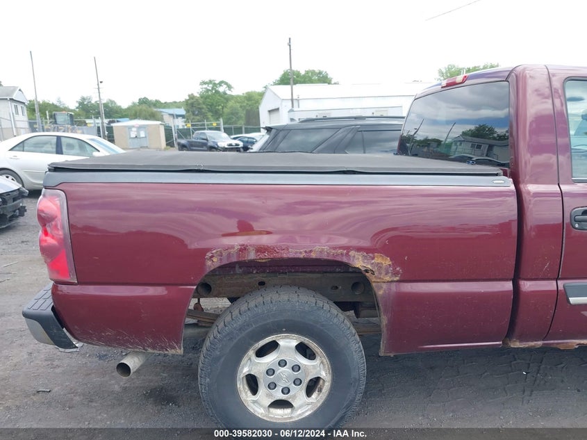 2003 Chevrolet Silverado 1500 Ls VIN: 1GCEK14T83Z186462 Lot: 39582030