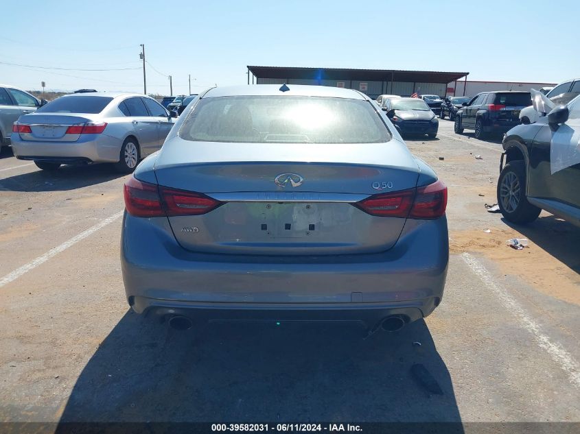 2018 Infiniti Q50 3.0T Luxe VIN: JN1EV7AR5JM441293 Lot: 39582031