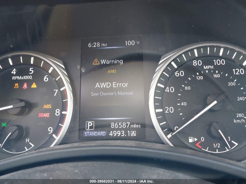 2018 Infiniti Q50 3.0T Luxe VIN: JN1EV7AR5JM441293 Lot: 39582031