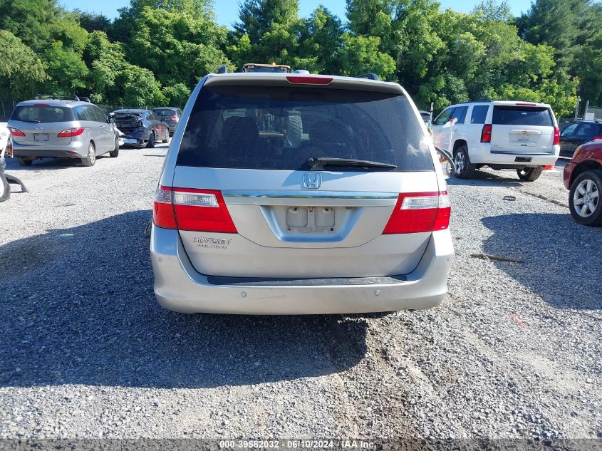 2006 Honda Odyssey Touring VIN: 5FNRL38826B093947 Lot: 39582032