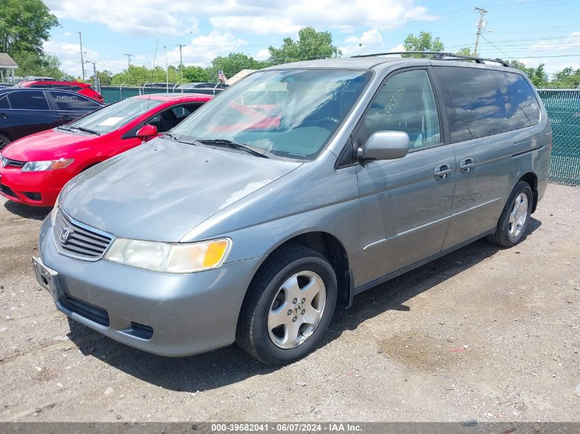 2001 Honda Odyssey Ex VIN: 2HKRL18681H602825 Lot: 39582041