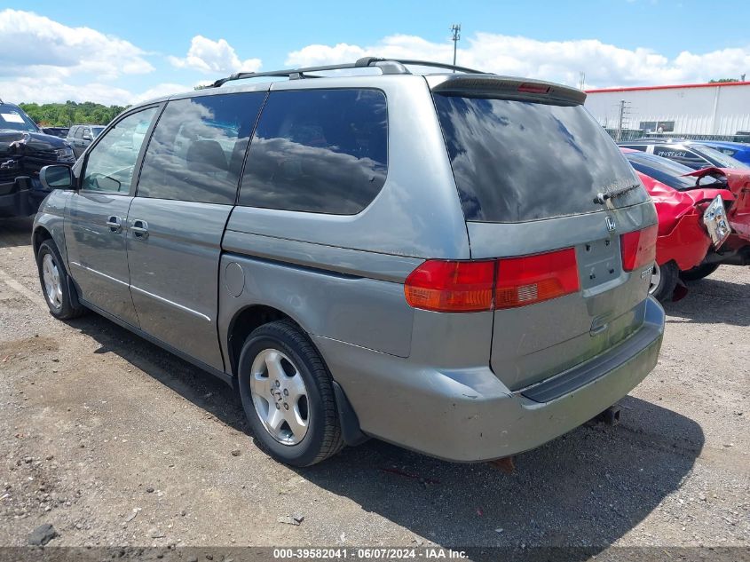 2001 Honda Odyssey Ex VIN: 2HKRL18681H602825 Lot: 39582041