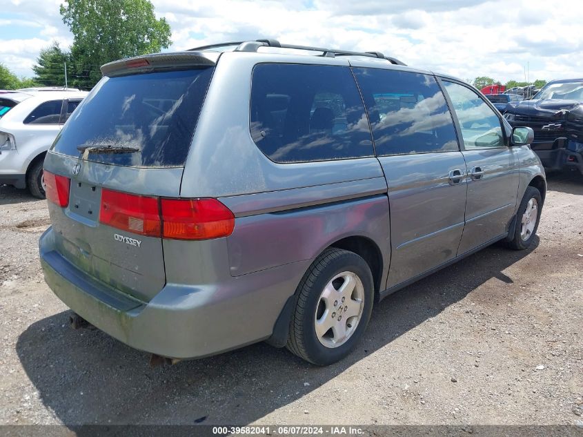 2001 Honda Odyssey Ex VIN: 2HKRL18681H602825 Lot: 39582041