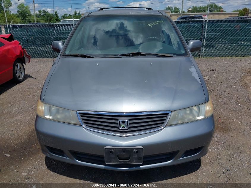 2001 Honda Odyssey Ex VIN: 2HKRL18681H602825 Lot: 39582041