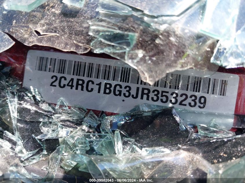 2018 Chrysler Pacifica Touring L VIN: 2C4RC1BG3JR353239 Lot: 39582043