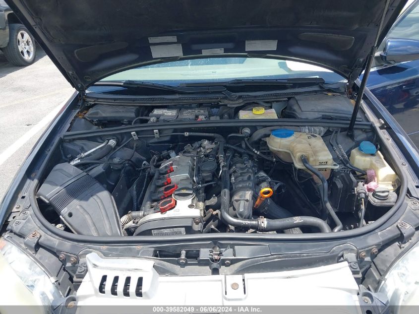 2006 Audi A4 2.0T VIN: WAUDF78E26A230177 Lot: 39582049