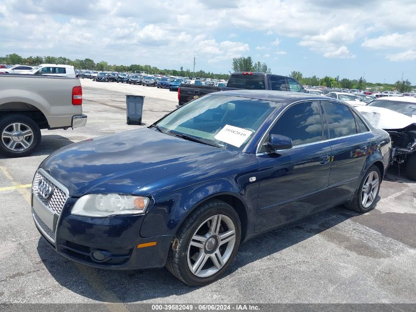 2006 Audi A4 2.0T VIN: WAUDF78E26A230177 Lot: 39582049