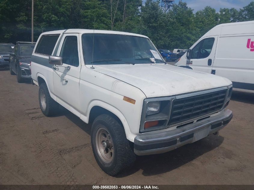 1986 Ford Bronco U100 VIN: 1FMDU15N0GLA32418 Lot: 39582053