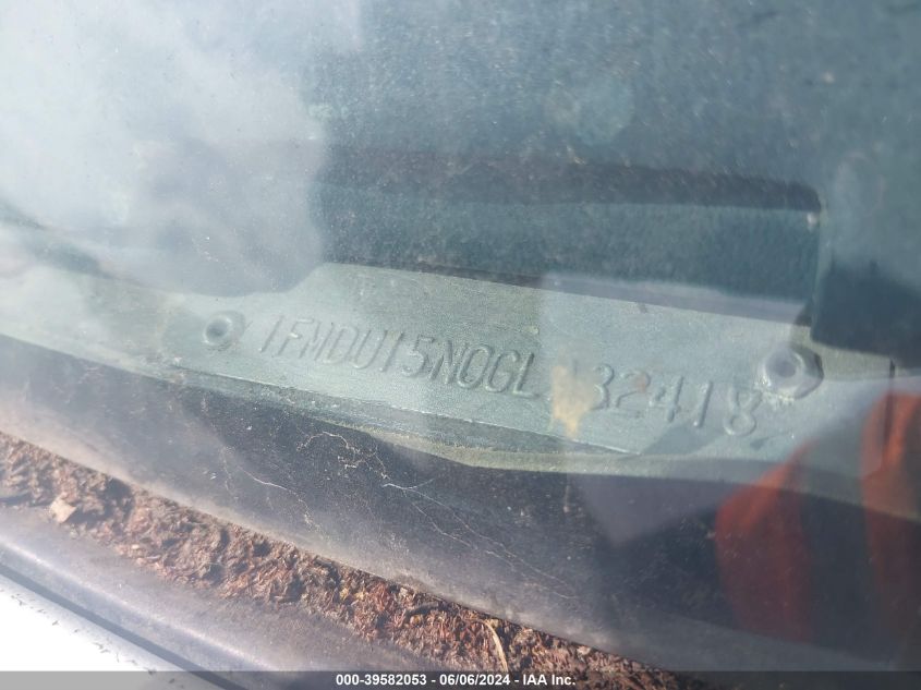 1986 Ford Bronco U100 VIN: 1FMDU15N0GLA32418 Lot: 39582053