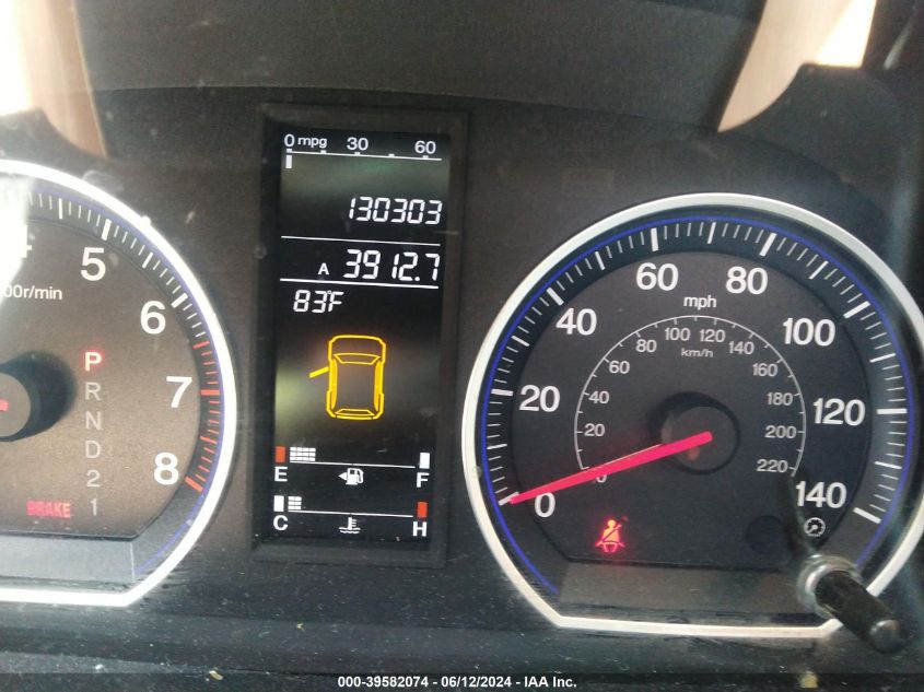 2008 Honda Cr-V Ex-L VIN: JHLRE487X8C020108 Lot: 39582074