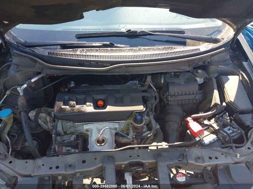 2012 Honda Civic Lx VIN: 19XFB2F50CE095755 Lot: 39582080